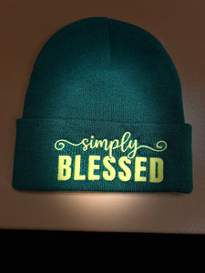 Simply Blessed | Beanie Embroidered